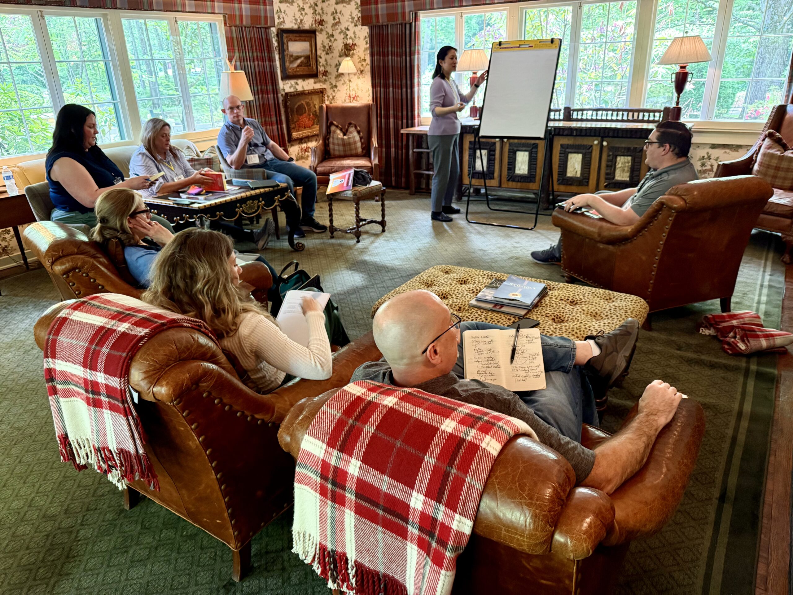 Alice Ferris leading brand activation workshop