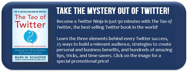 Tao of Twitter book ad