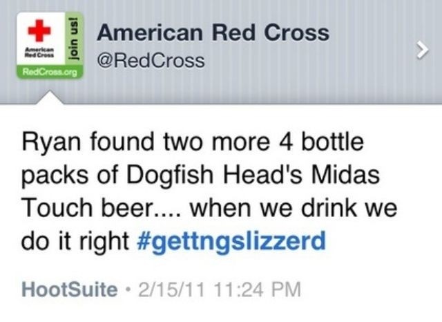 red cross tweet