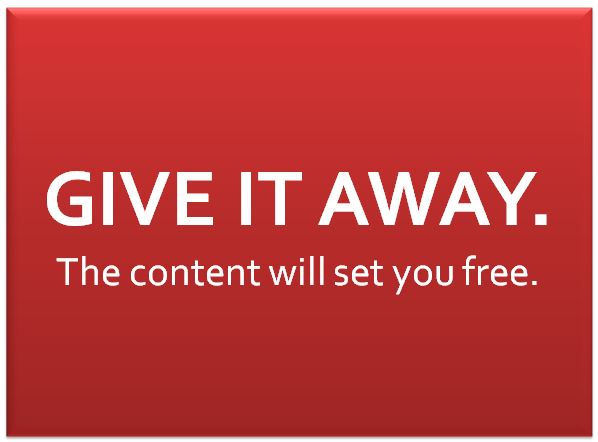 give away content