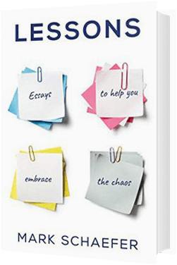 Book - Lessons. Essays to help you embrace the chaos. Mark Schaefer