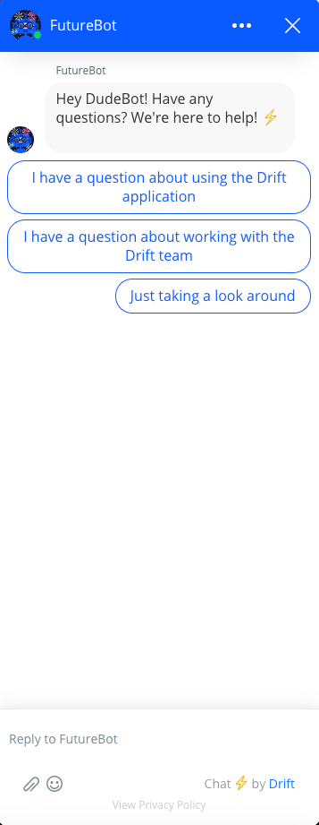 Drift-chatbot-example