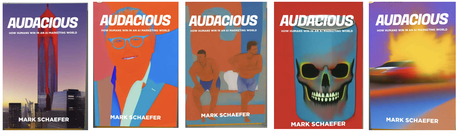 line up of audacious covers