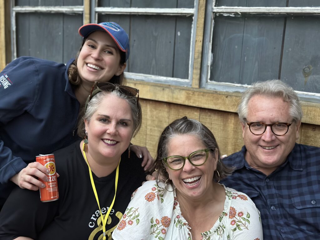 Valentina Escobar-Gonzalez, Chelsea Stuck, Sara Neely and Mark Schaefer at The Uprising
