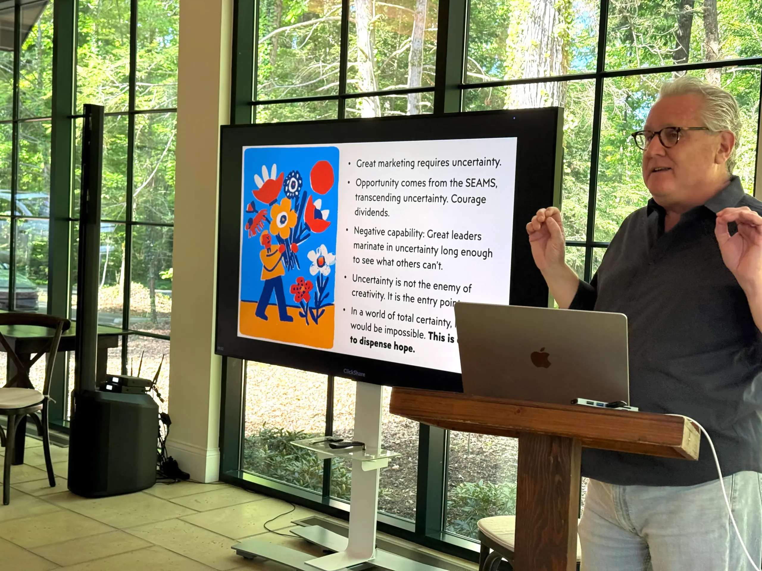 Mark Schaefer at Uprising Retreat