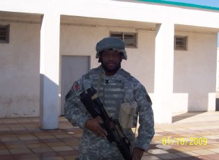 Alvin Tatum and his M16