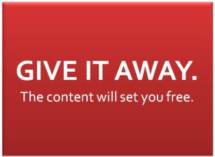 Content will set you free