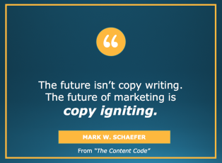 Copy igniting