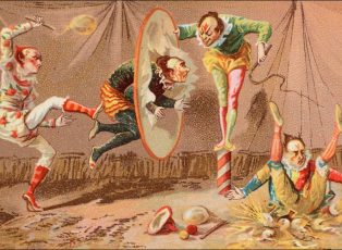 clowns practicing