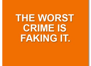 faking it quote