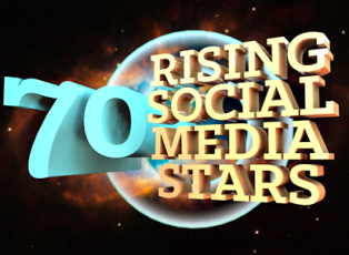 70 rising social media stars